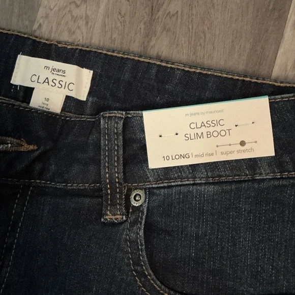 Maurices Dark Blue Boot Cut Jeans - Picture 4 of 7